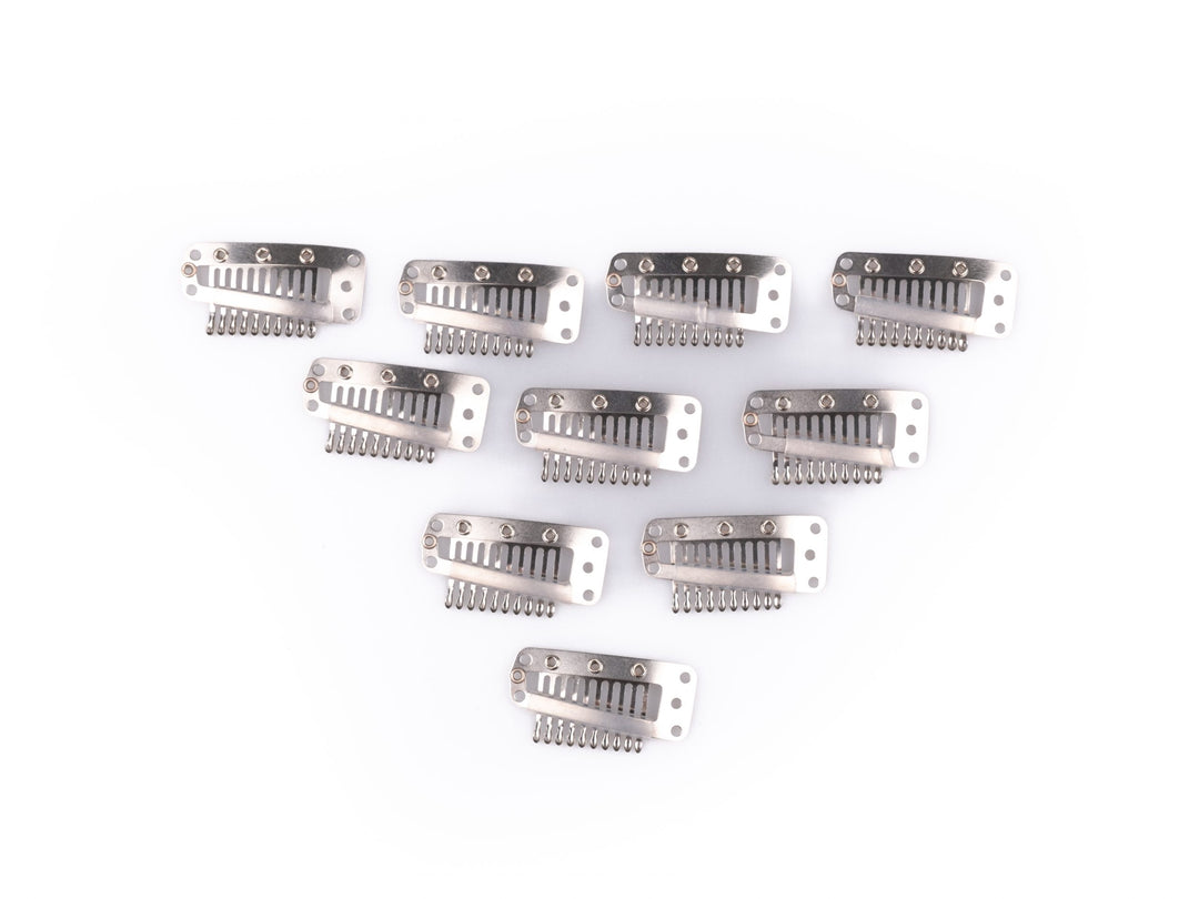 Amazing Hair Silver Clips