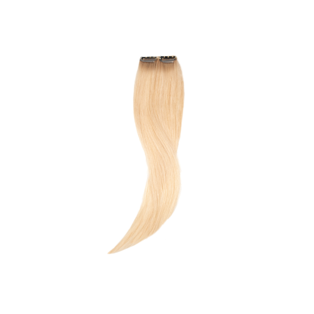 Amazing Hair 20-inch 2-Clip Remy Human Hairpiece in Sunny Blonde