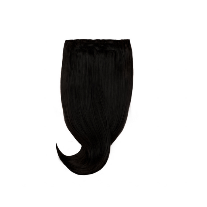 Amazing Hair 24-inch 5 Clip-In Synthetic Hairpiece in Black