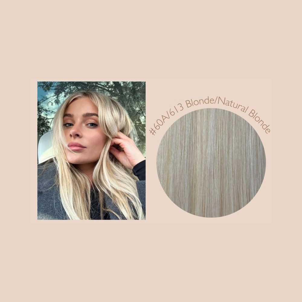 Marie Uva x Amazing Hair 20" 2-Clip Clip-In Hairpiece: #60A/613 Blonde / Natural Blonde