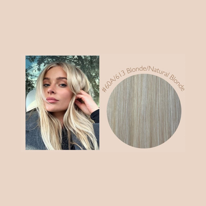 Marie Uva x Amazing Hair 20" 2-Clip Clip-In Hairpiece: #60A/613 Blonde / Natural Blonde