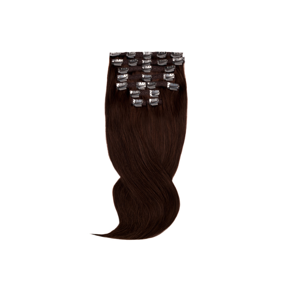 Amazing Hair 24-Inch 9-Piece Clip-In Extensions in Chocolate Brown