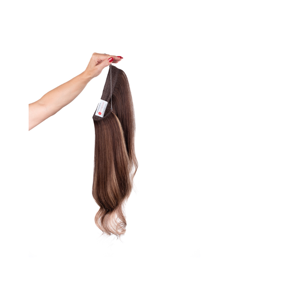 Amazing Hair Amazing Secret Halo 16-Inch Human Hair Extension in Chocolate Brown/Caramel