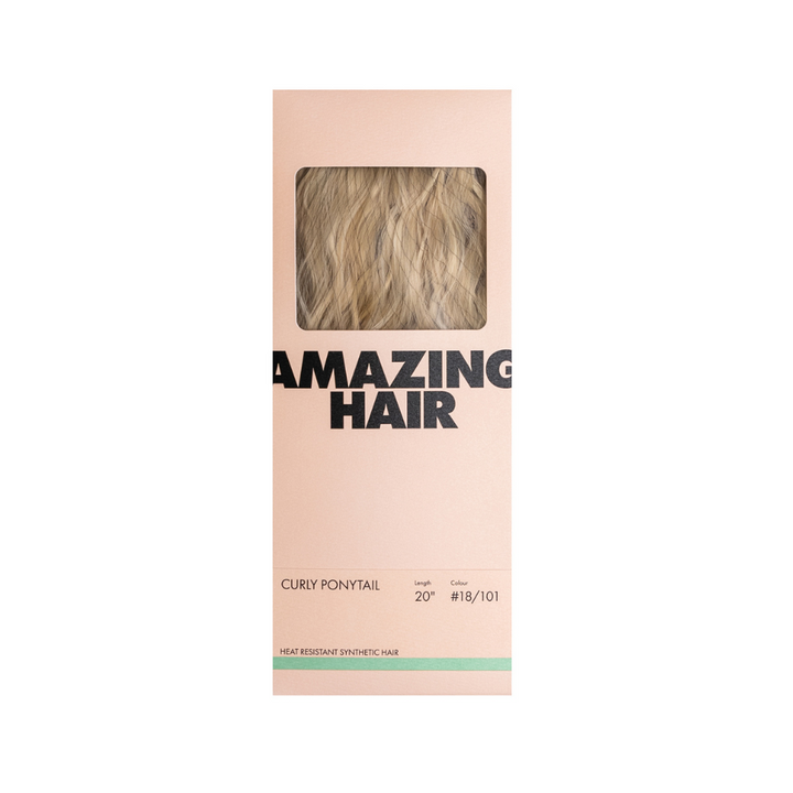Amazing Hair 20" Curly Ponytail (Synthetic/Vegan)