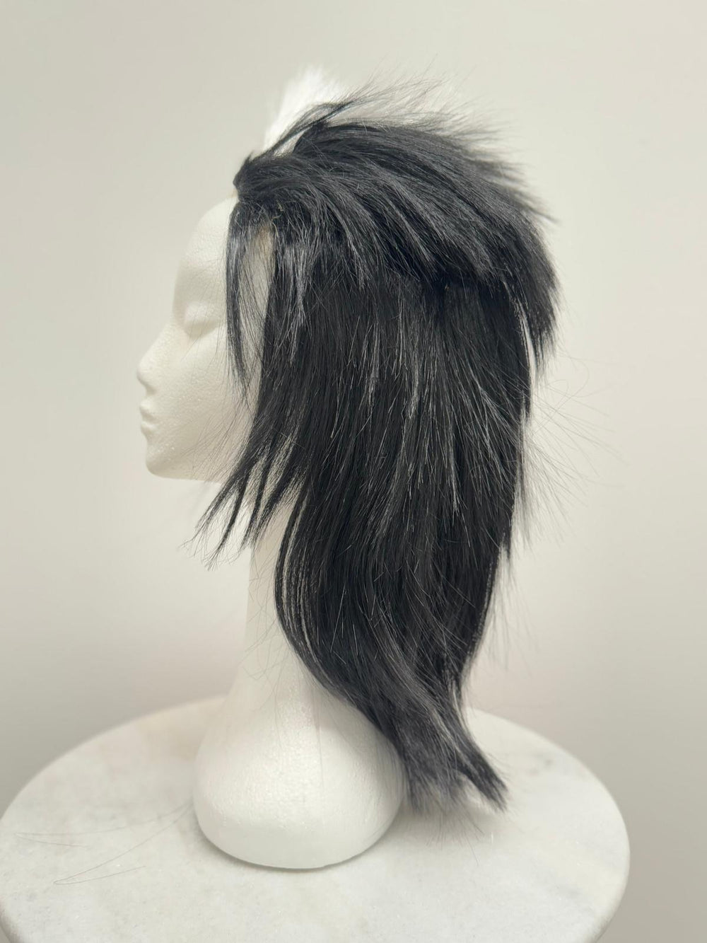 Synthetic Wig Black and White - 70% OFF - Amazing Hair