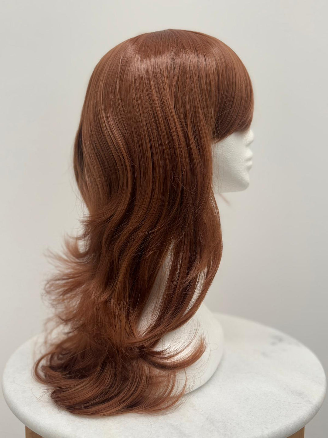 Heat Resistant Synthetic Wig | Auburn - 70% OFF